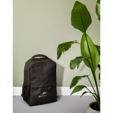 Logo trade corporate gifts image of: Finley GRS RPET Laptop Backpack